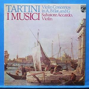 Tartini, three concertos for violin, strings and continuo