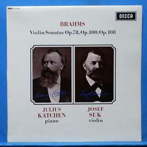 Suk, Brahms violin sonatas
