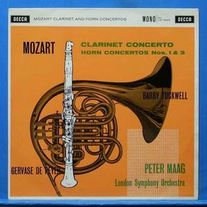 Mozart clarinet/horn concertos