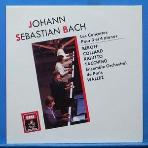 Bach 3 &amp; 4 piano concertos