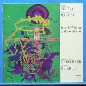 Marschner, Kodaly/Martinu violin &amp; cello