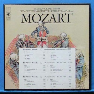 Trampler/Budapest Quartet, Mozart viola quintets 3LP&#039;s (비매품)