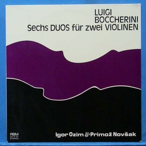 Ozim/Novsak, Boccherini duo violin