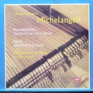 Michelangeli, Rachmaninov/Ravel piano concertos