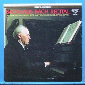 Backhaus, Bach recital