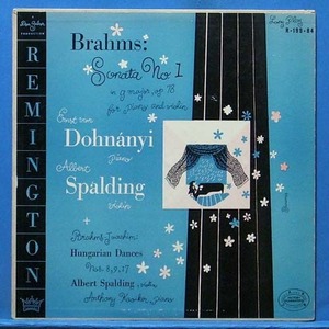 Spalding, Brahms violin sonata/Hungarian dances