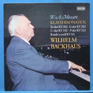 Backhaus, Mozart piano sonatas