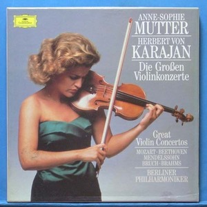 Anne-Sophie Mutter:great violin concertos 4LP&#039;s