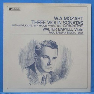 Barylli, Mozart three violin sonatas