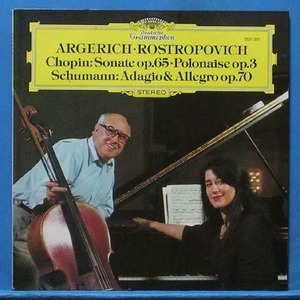 Rostropovich/Argerich, Chopin/Schumann cello sonatas