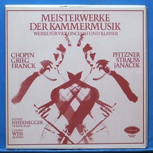 Nyffenegger, Chopin/Grieg/Franck/Strauss/Pfitzer cello sonatas 3LP&#039;s
