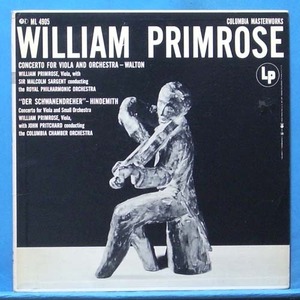 William Primrose, Walton/Hindemith viola concertos