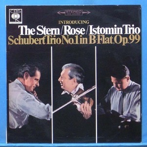 Stern/Rose/Istomin, Schubert trio No.1