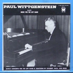 Paul Wittgenstein plays music for the left hand