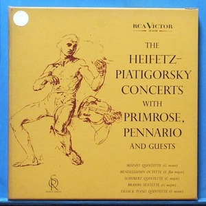Heifetz-Piatigorsky concert with Primrose 3LP&#039;s