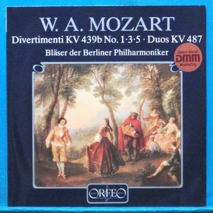Winds of Berlin Phil, Mozart divertimento/duos