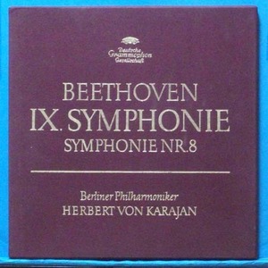 Karajan, Beethoven 교향곡 9/8번 2LP&#039;S