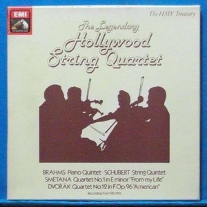 Hollywood String Quartet, Brahms/Schubert/Smetana/Dvorak 3LP&#039;s