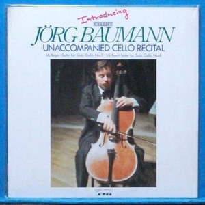 Jorg Baumann, Reger/Bach unaccompanied cello recital (미개봉)
