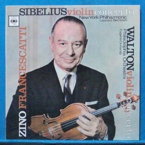 Francescatti, Sibelius/Walton violin concertos