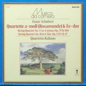 Quartetto Italiano, Schubert string quartets