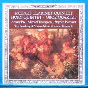 Mozart clarinet/horn/oboe quintets/quartet