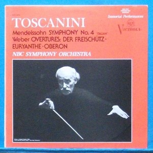 Toscanini, Mendelssohn 교향곡 4번/Weber 서곡 모음