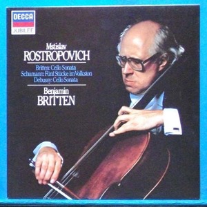 Rostropovich, Britten/Schumann/Debussy cello sonatas