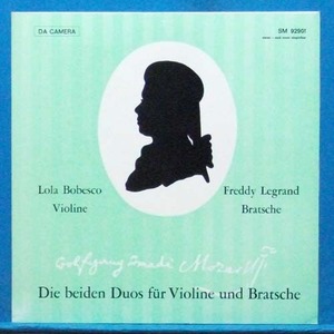 Bobesco, Mozart two duets for violin and viola