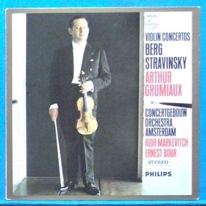 Grumaiux, Berg/Stravinsky violin concertos