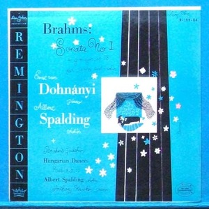 Spalding, Brahms violin sonata/Hungarian dances 초반
