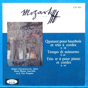 Pierlot/Trio Pasquier, Mozart oboe quartet/trios