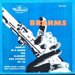 Wlach, Brahms clarinet quintet Op.115