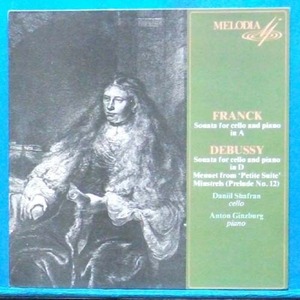 Shafran, Franck/Debussy cello sonatas