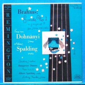 Spalding, Brahms violin sonata/Hungarian dances