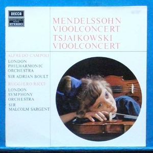 Campoli/Ricci, Mendelssohn/Tchaikovsky violin concertos