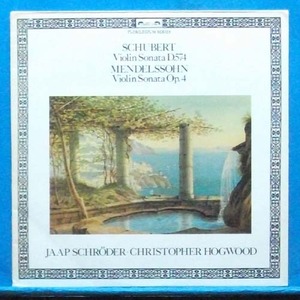 Schroder, Schubert/Mendelssohn violin sonatas