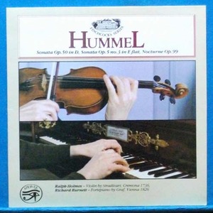 Ralph Holmes, Hummel violin sonatas
