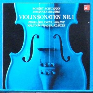 Milanova, Schumann/Brahms violin sonatas (미국 초반)