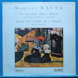Erlih/Quatuor Champeol, Ravel piano trio/quartet