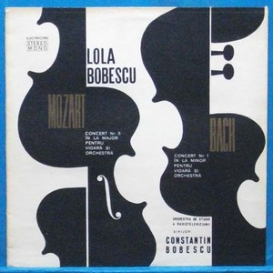 Lola Bobesco, Mozart/Bach violin concertos