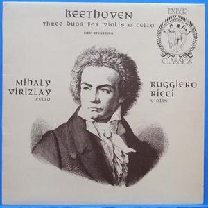Ricci/Virizlay, Beethoven duo for violin and cello
