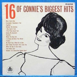 16 of Connie Francis&#039;s biggest hits (영국 모노 초반)