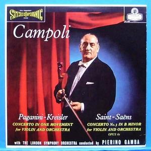 Campoli, Paganini/Saint-Saens violin concertos