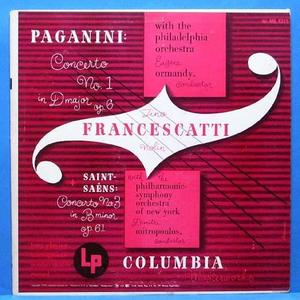 Francescatti, Paganini/Saint-Saens violin concertos