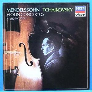 Ricci, Tchaikovsky/Mendelssohn violin concertos