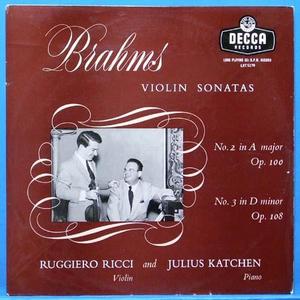 Ricci, Brahms violin sonatas