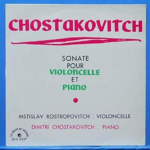 Rostropovich, Shostakovich cello sonata