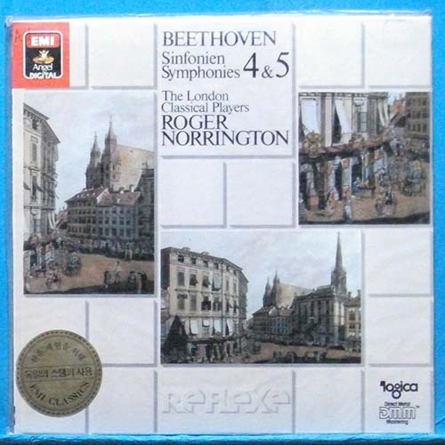 Norrington, Beethoven 교향곡 4&amp;5번 (미개봉)