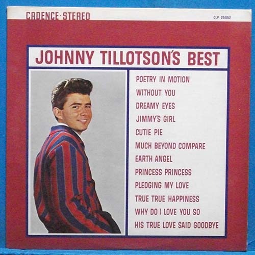 Johnny Tillotson 베스트 (미국 스테레오 초반)